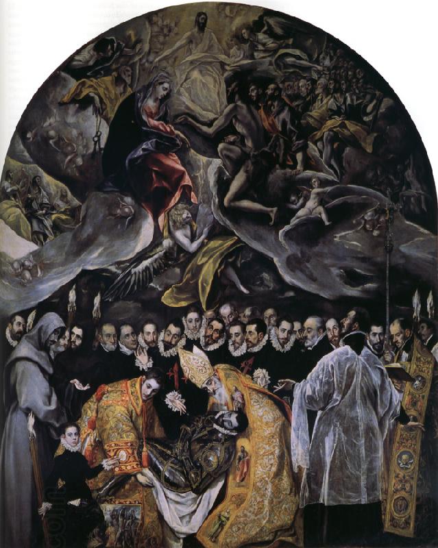 El Greco Burial of the Cout of Orgaz oil painting picture